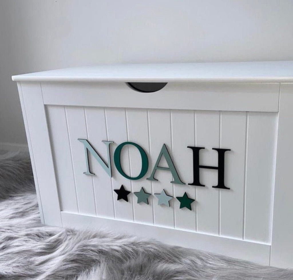 Customized Name Toy Box