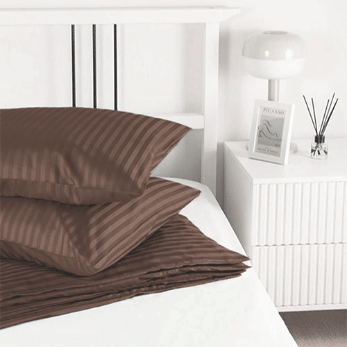 Striped Flat Bed Sheet