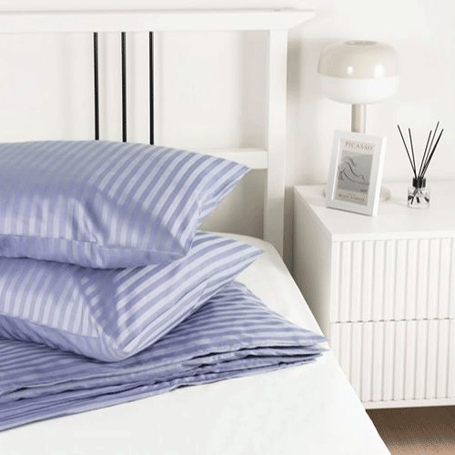 Striped Flat Bed Sheet