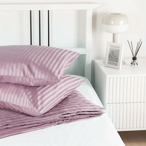 Striped Flat Bed Sheet