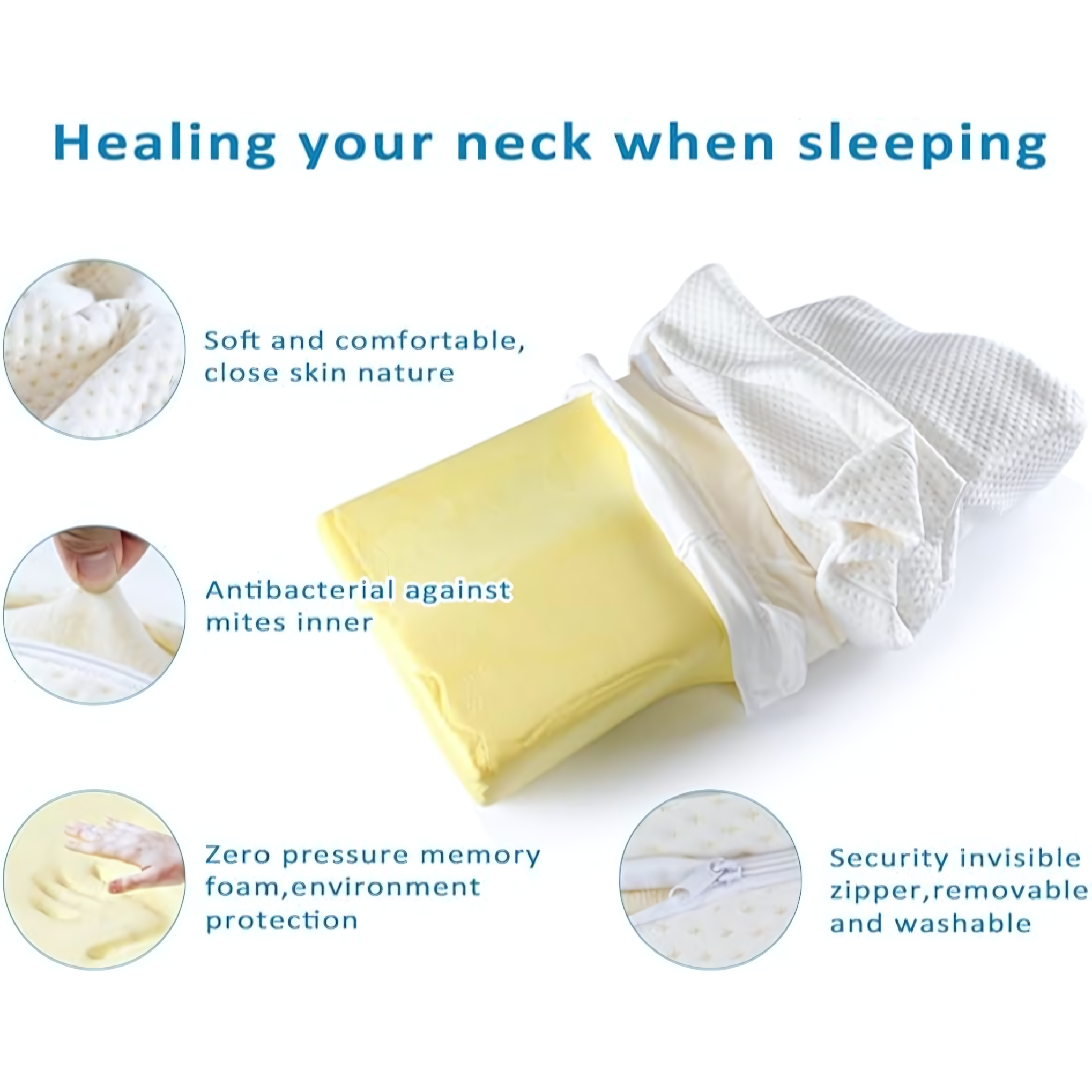 Curvy Memory foam pillow