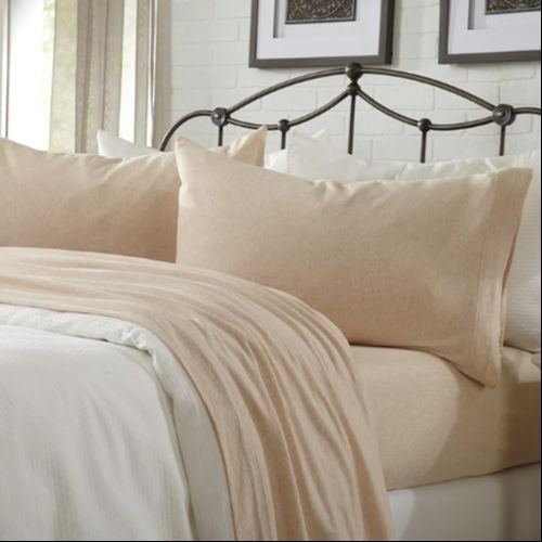 Jersey Stretch 100% Cotton Fitted Bed Sheet