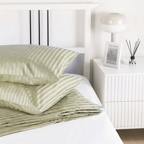 Striped Flat Bed Sheet