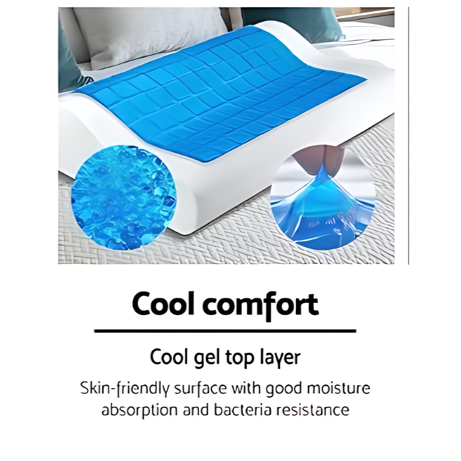 Contour Cooling Memory Foam Gel Pillow