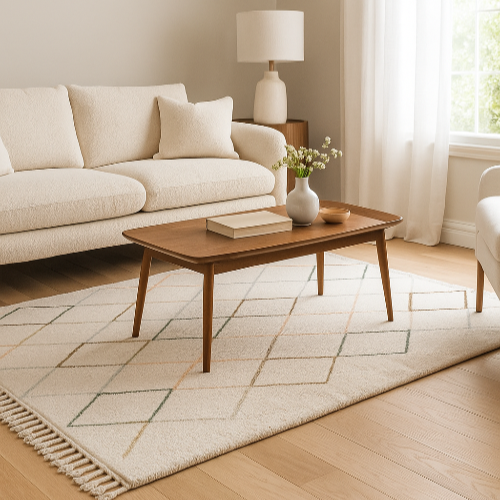 Colorful Squares Rug