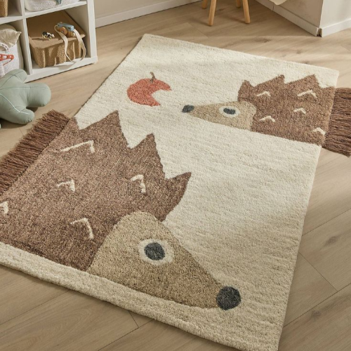 Hedgehog Family Rug