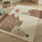 Hedgehog Family Rug