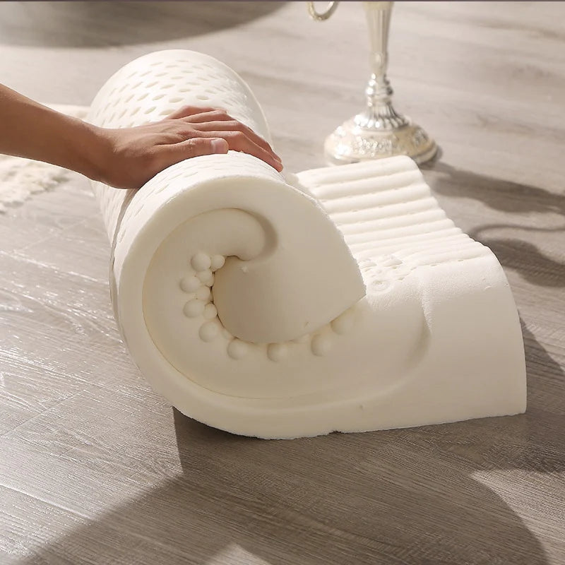 Contour Memory Foam Massage Pillow