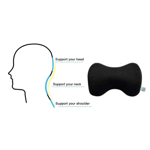 Memory Foam Car Headrest Pillow