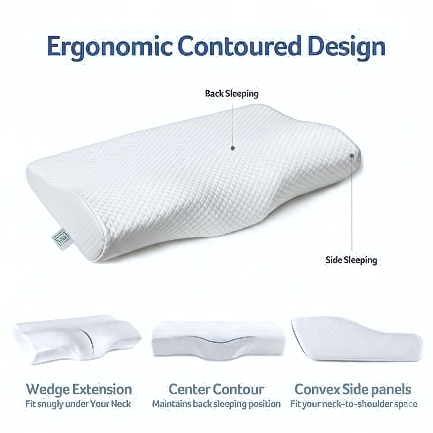 Curvy Memory foam pillow