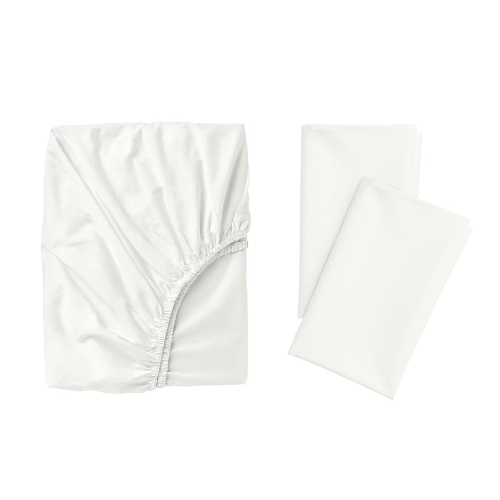 Percale Fitted Bed Sheet Set
