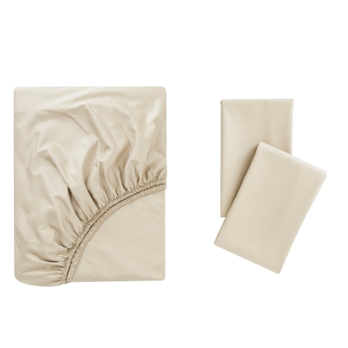 Percale Fitted Bed Sheet Set