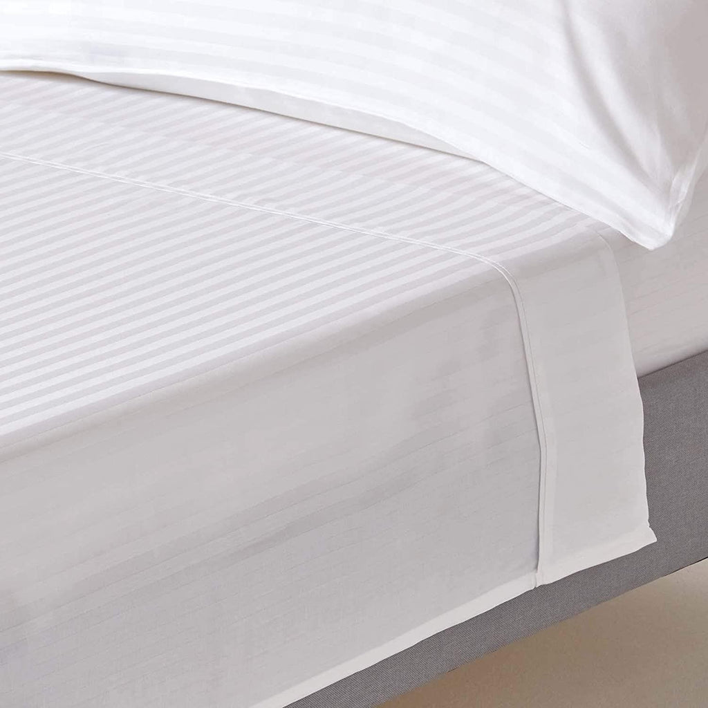 Striped Flat Bed Sheet