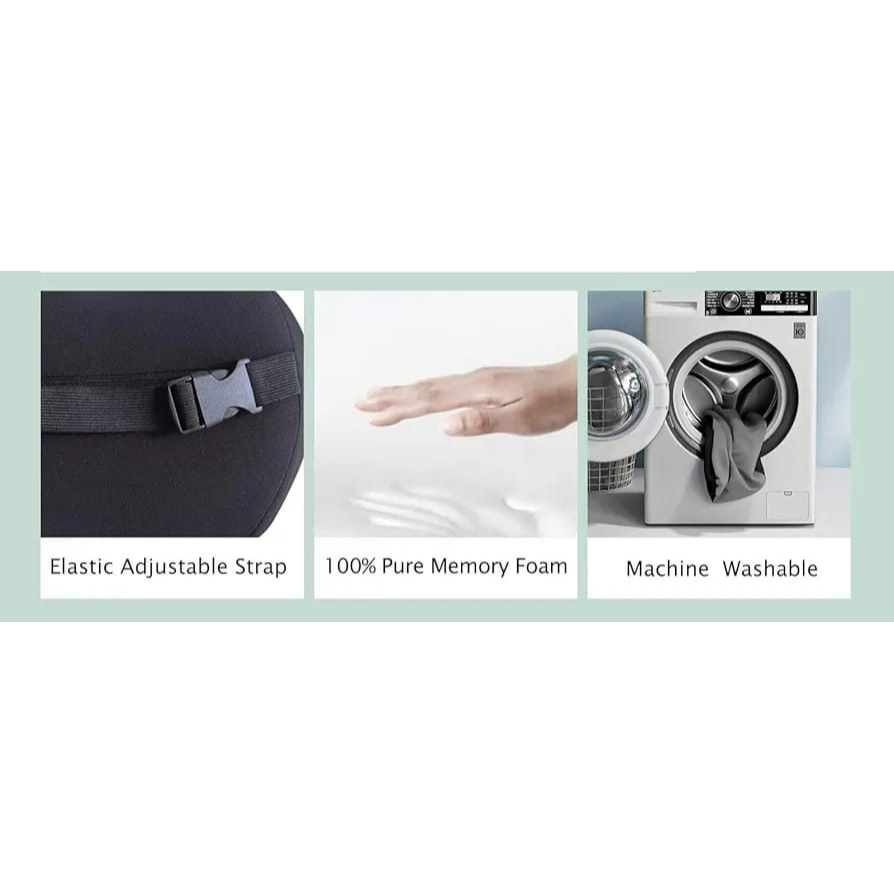 Memory Foam Car Headrest Pillow