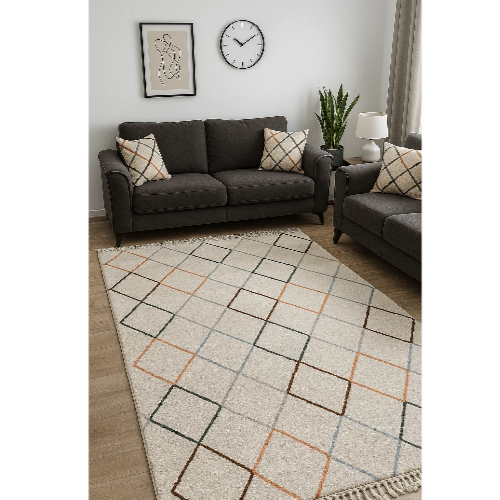 Colorful Squares Rug