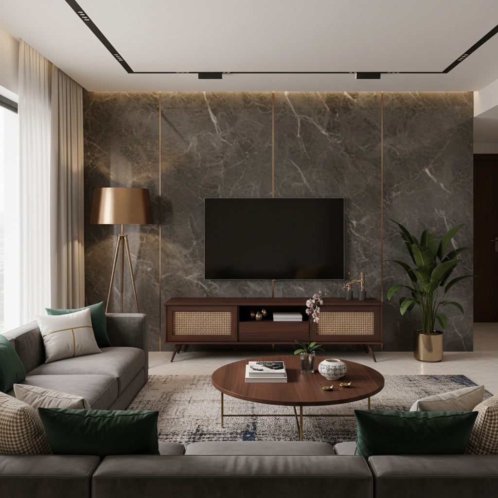 Rattan T.V Unit
