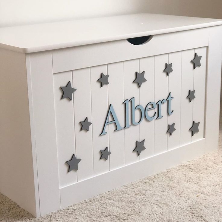 Customized Name Toy Box