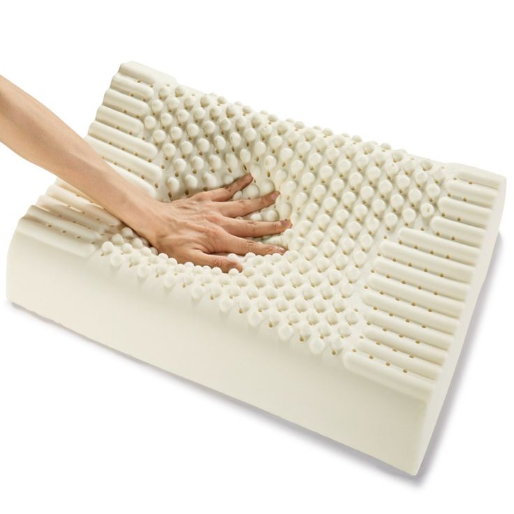 Contour Memory Foam Massage Pillow