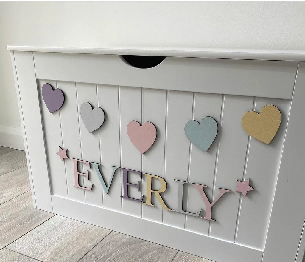 Customized Name Toy Box