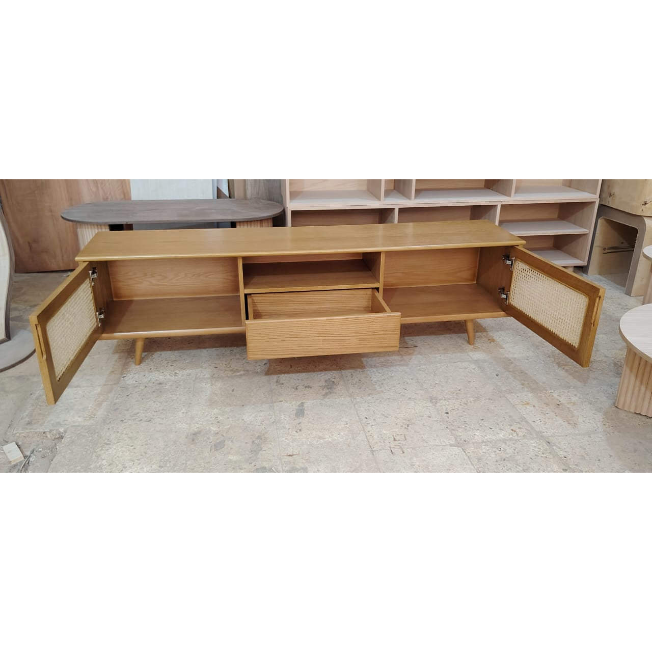 Rattan T.V Unit
