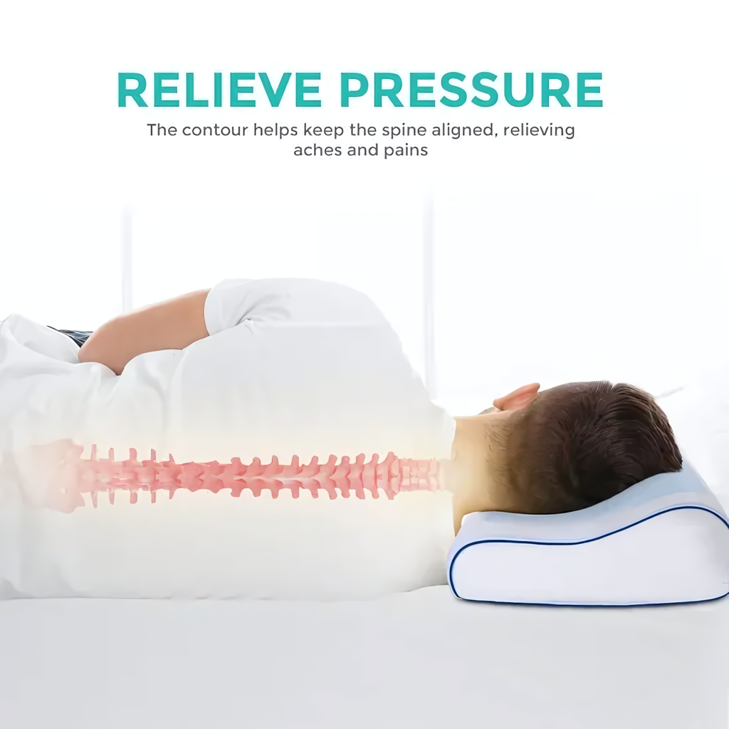 Contour Cooling Memory Foam Gel Pillow