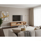 Rattan T.V Unit